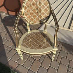 Double Cane French Style Chair
