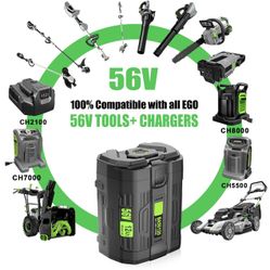 EJIASU 56V 5.0 Ah Lithium-Ion Replacement Battery – Compatible with EGO Power+ Tools