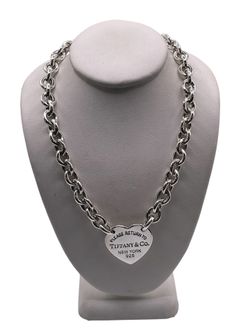 Tiffany & Co. Heart Tag Chain Link Choker