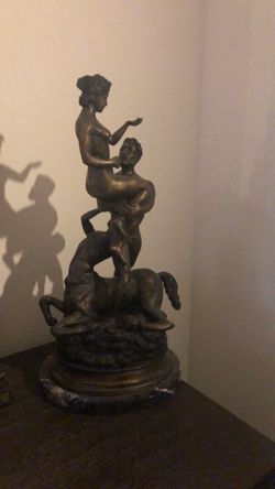 Bronze Centaur and Figure Sculpture