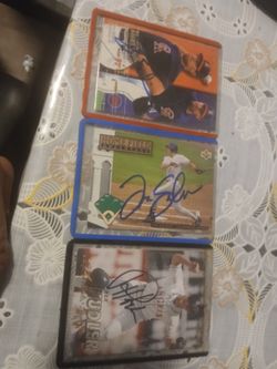 Signed Baseball Cards Angel's Etc 