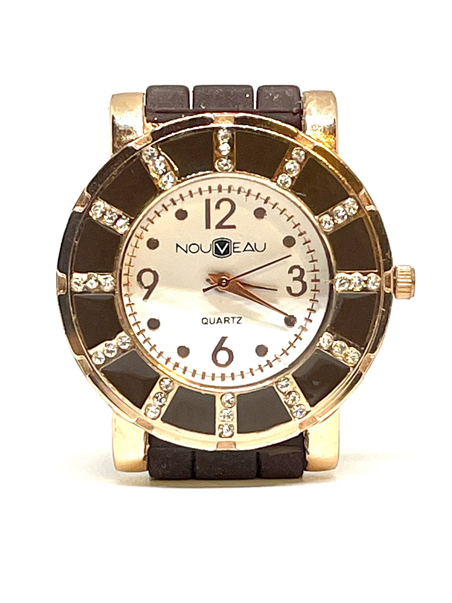 Glitzy Rose Gold Watch