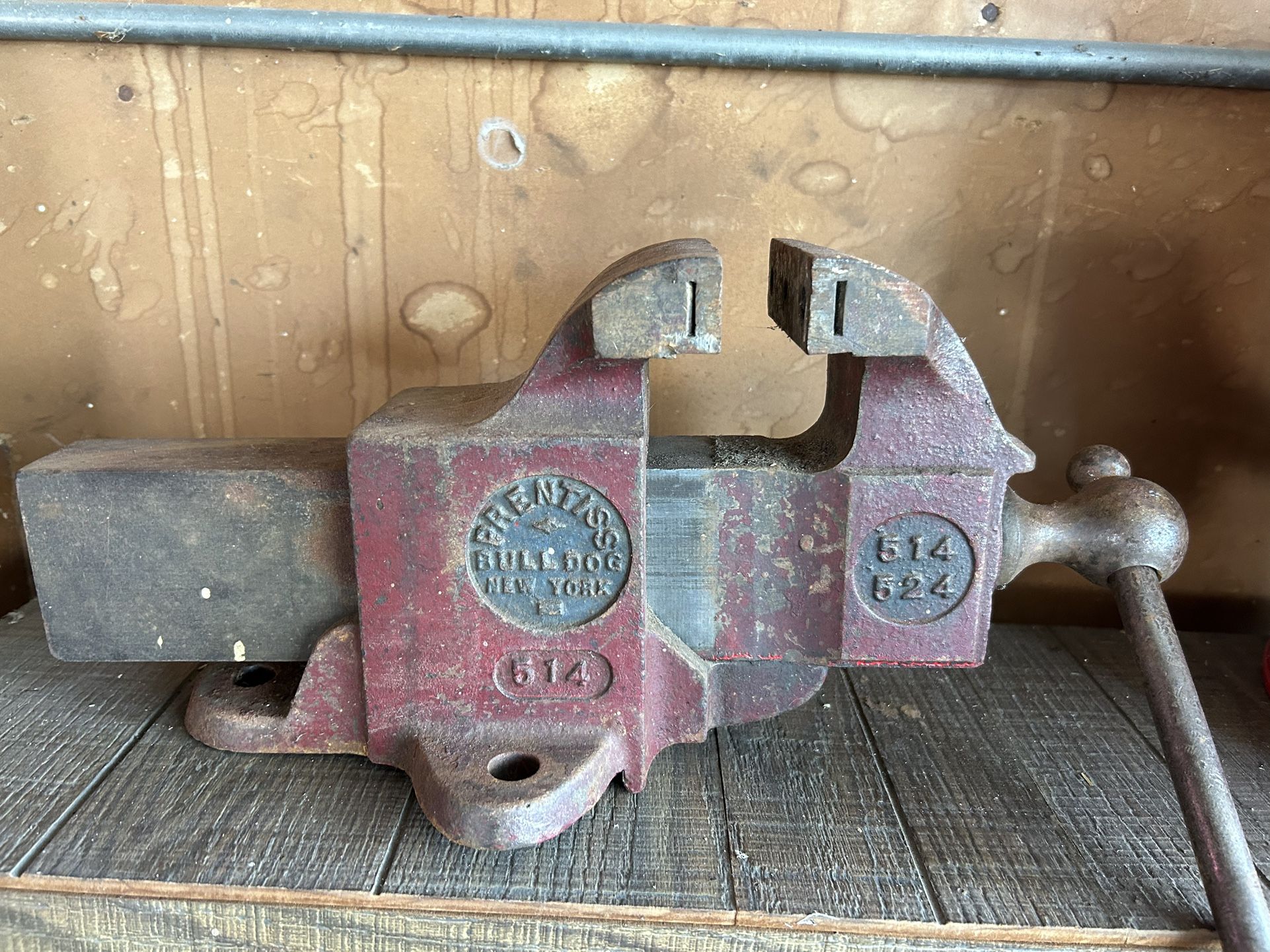 Vintage Prentiss Bulldog 514 Vise