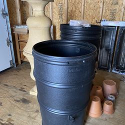 Free 50 Gal Rain Barrels