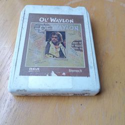1977 Waylon Jennings Ol' Waylon 8-track Cartridge