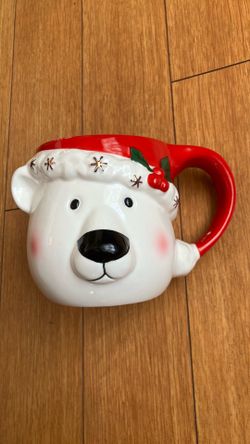Williams Sonoma Polar Bear Figural Mug