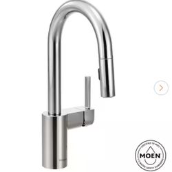 MOEN Align Single-Handle Bar Faucet Featuring Reflex and Power Clean in Chrome