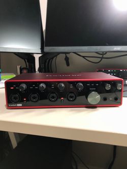 Focusrite Scarlett 18i8 USB Audio Interface - Willing to negotiate price, just shoot me a text!