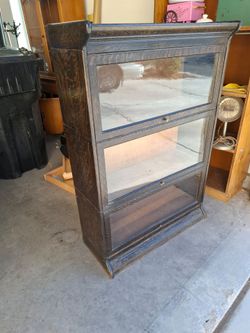 Antique lawyers bookcase