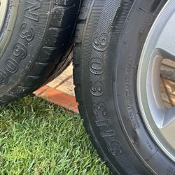 Jeep Wheels (4) Size (17”) With Tires