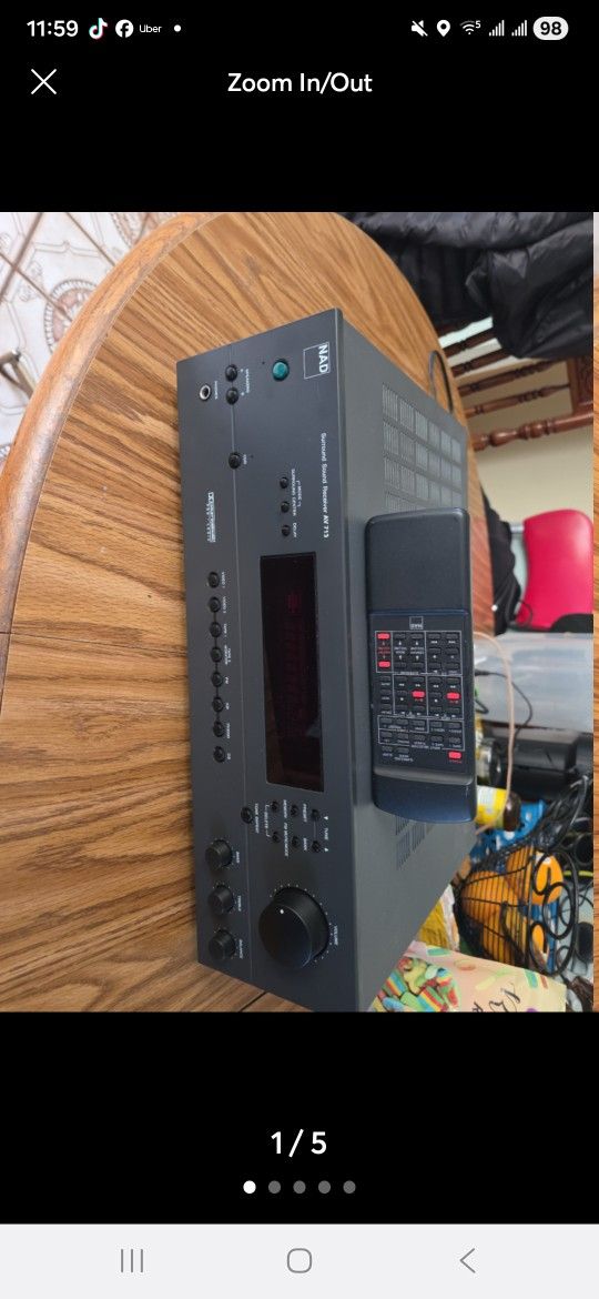 Nad av 713 resever with remote phone input