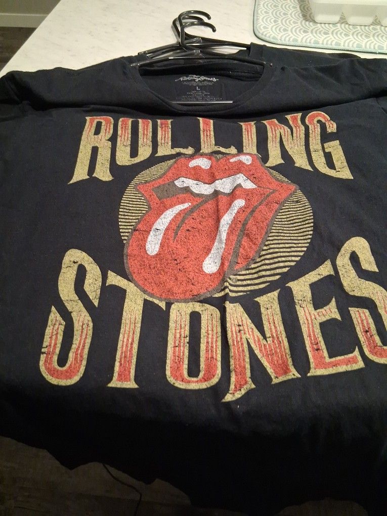 π₯ Rolling Stones Tee (L) β Vintage Rock Drip π―