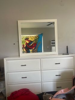 white dresser