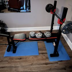 Bench Press, Bars and weights