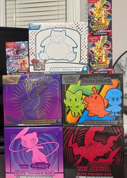 Sealed Pokemon ETBS & BBs