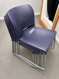 Stackable Furniture Chairs - Durable Metal Base 400lbs
