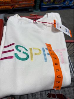 NEW Costco ESPRIT Sweatshirt oversized XXL Cream white viral rare!