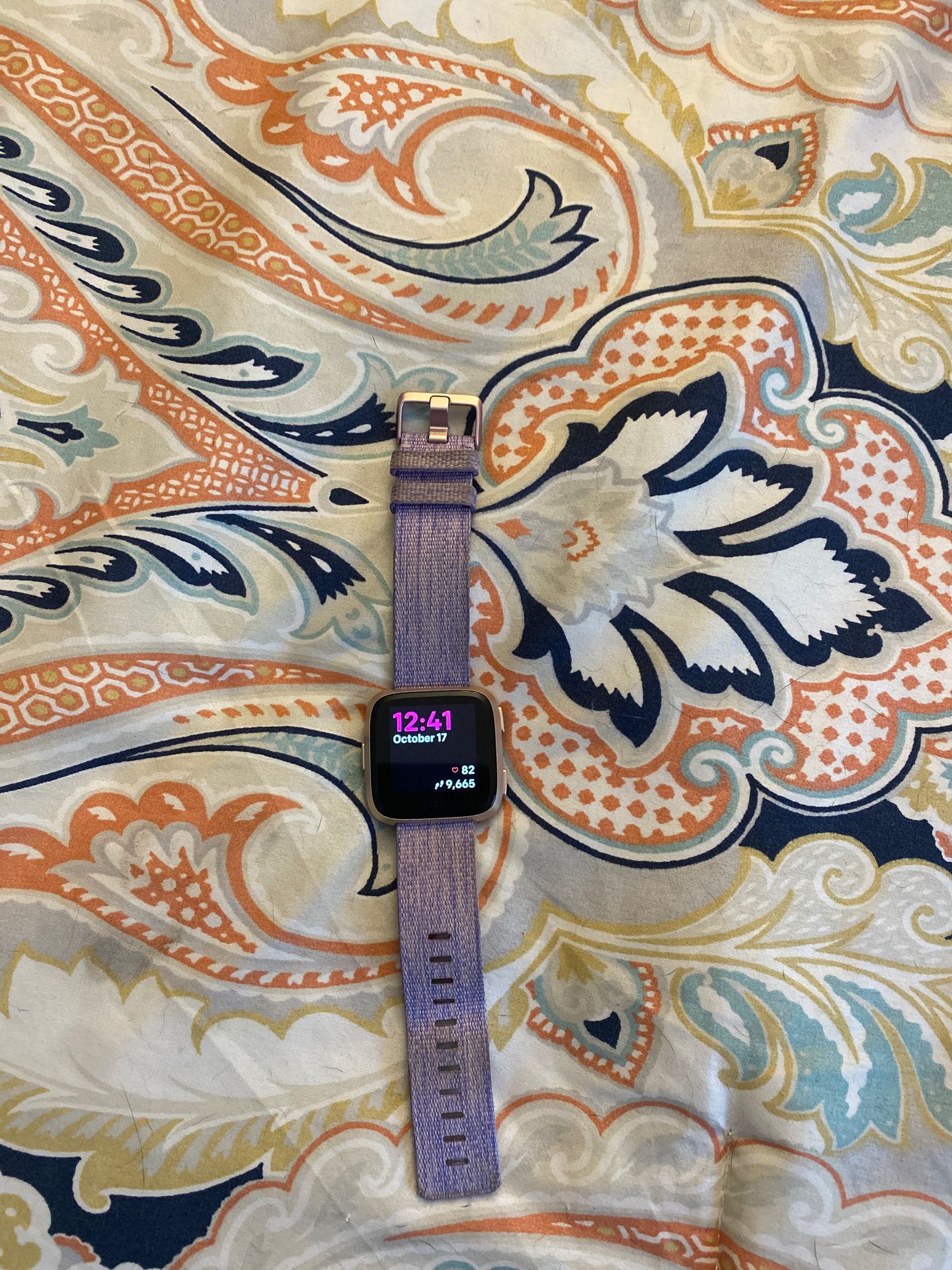 Fitbit versa with charger