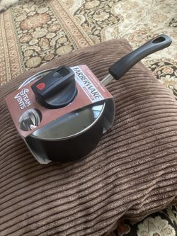 Farberware® Smart Control™ Nonstick 2 qt. Aluminum Covered Saucepan in Black