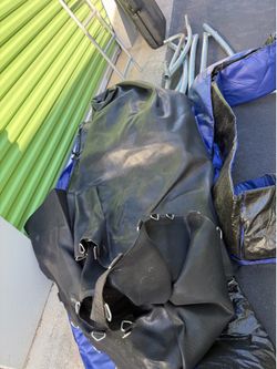 Nice, hardly used trampoline, neatly taken apart, ready to be assembled