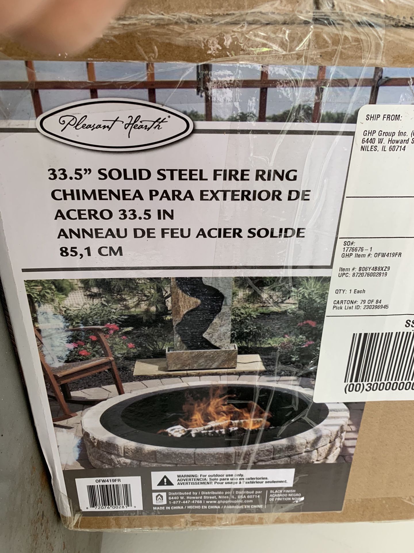 Fire Pit Ring 33.5
