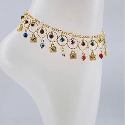 Tobillera Oró Laminado 14k/14k gold plated anklet