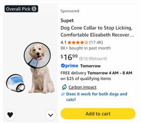 Supet Dog Cone Collar Recovery Collar