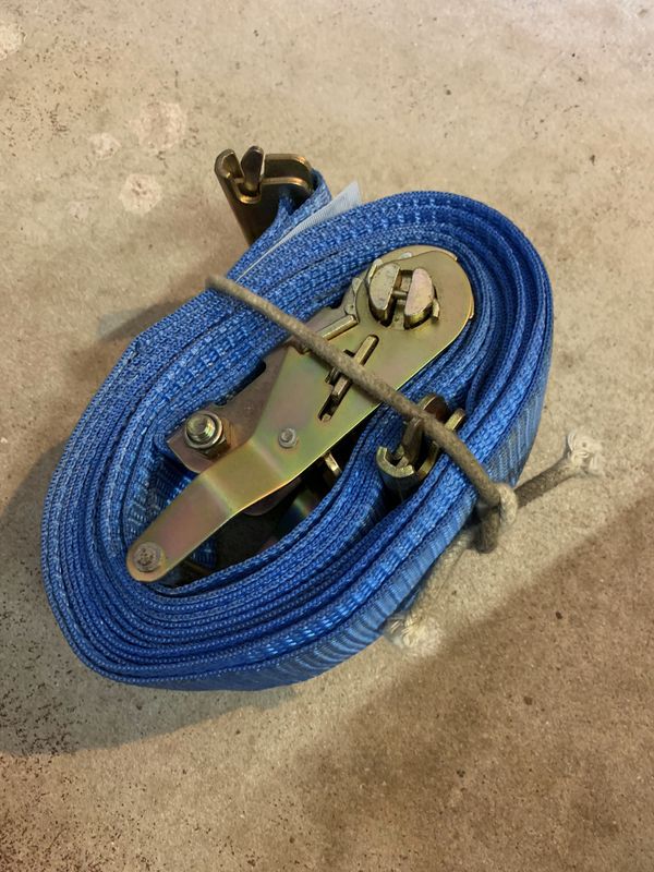 ULINE Ratchet Strap Tie Down E Track 2” by 20’ 3000 LB Capacity