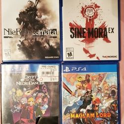 PS4 Games -- $40 For All