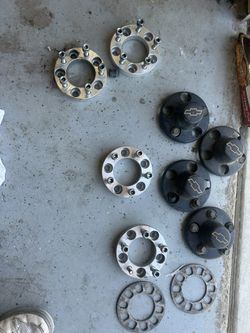 Chevy spacers & S-10 Chevy Center Caps