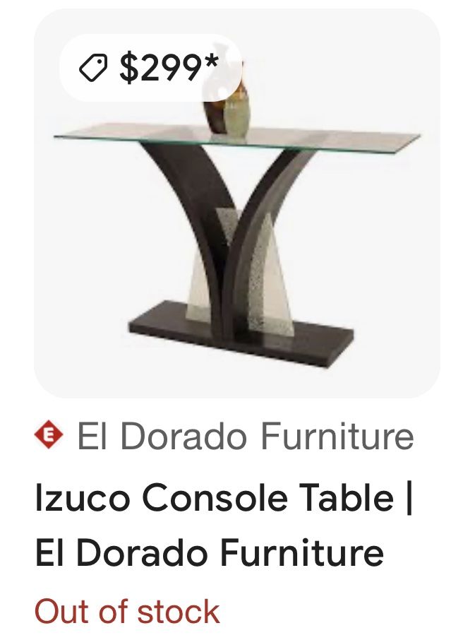 El Dorado Console Table