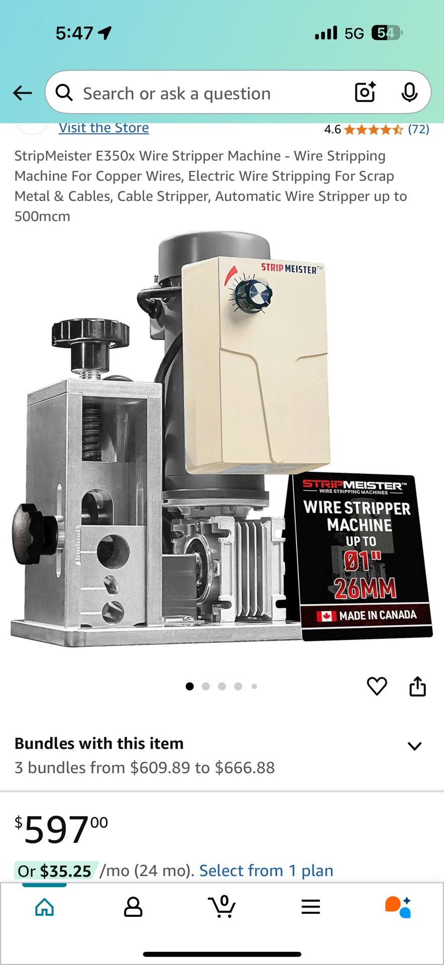 Copper Stripper - Stripmesiter E350 - pelacables de cobre