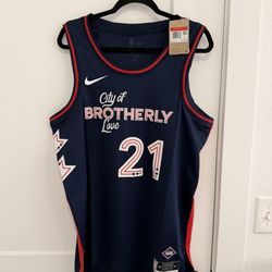 76ers Joel Embid Men’s Large Jersey