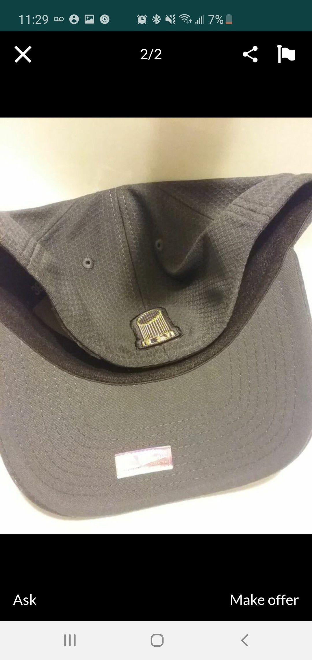 Dodger championship Hat