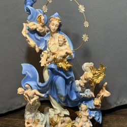 Franklin Mint Mary Queen of Heaven Vatican Museum Limited Edition Figurine   TFM
