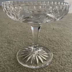  Vintage Crystal Glass Pedestal Candy Compote Dish- 6x6
