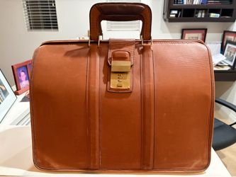 Hartman Churchill Style Classic Leather Briefcase