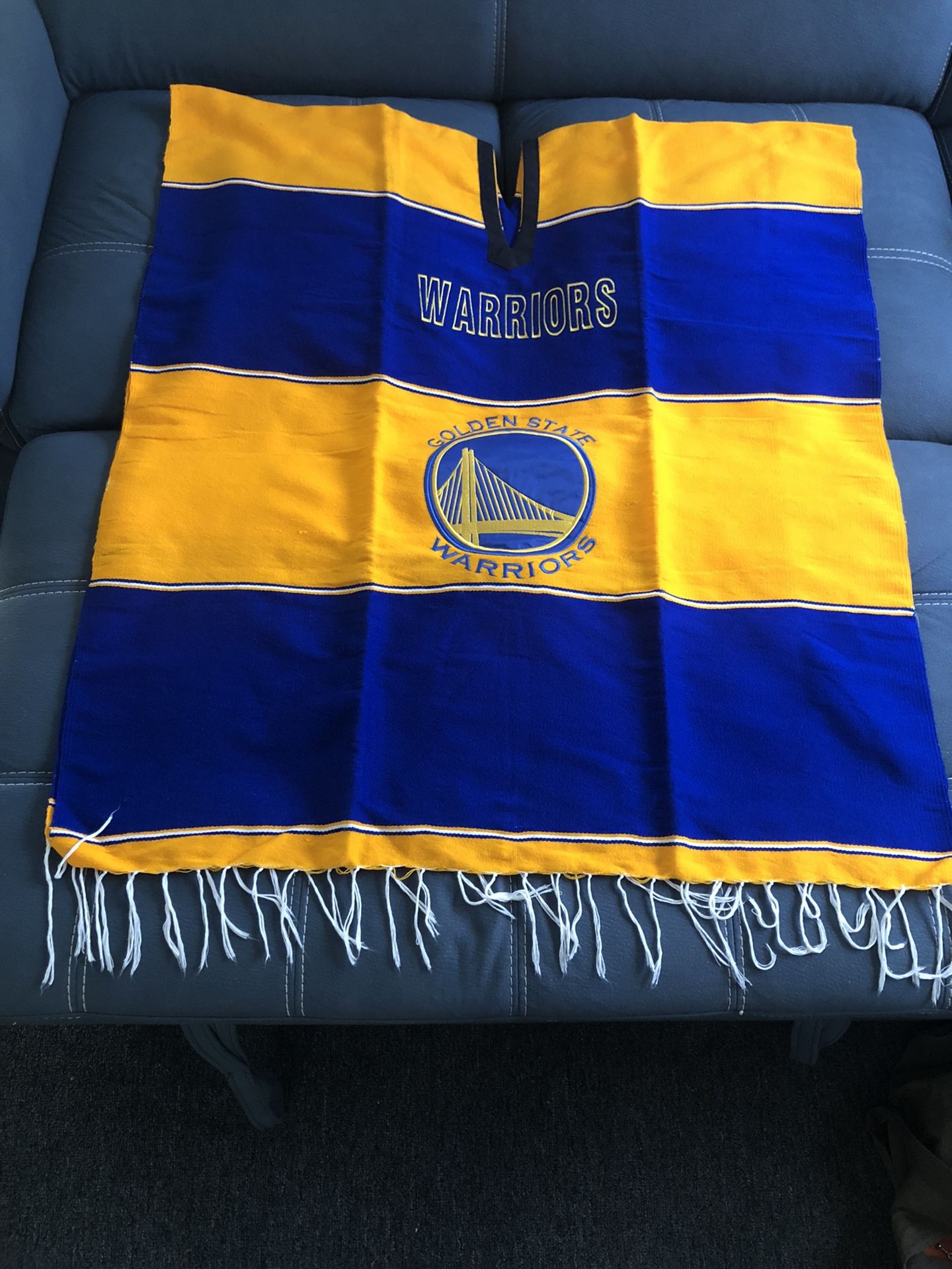 Warriors poncho