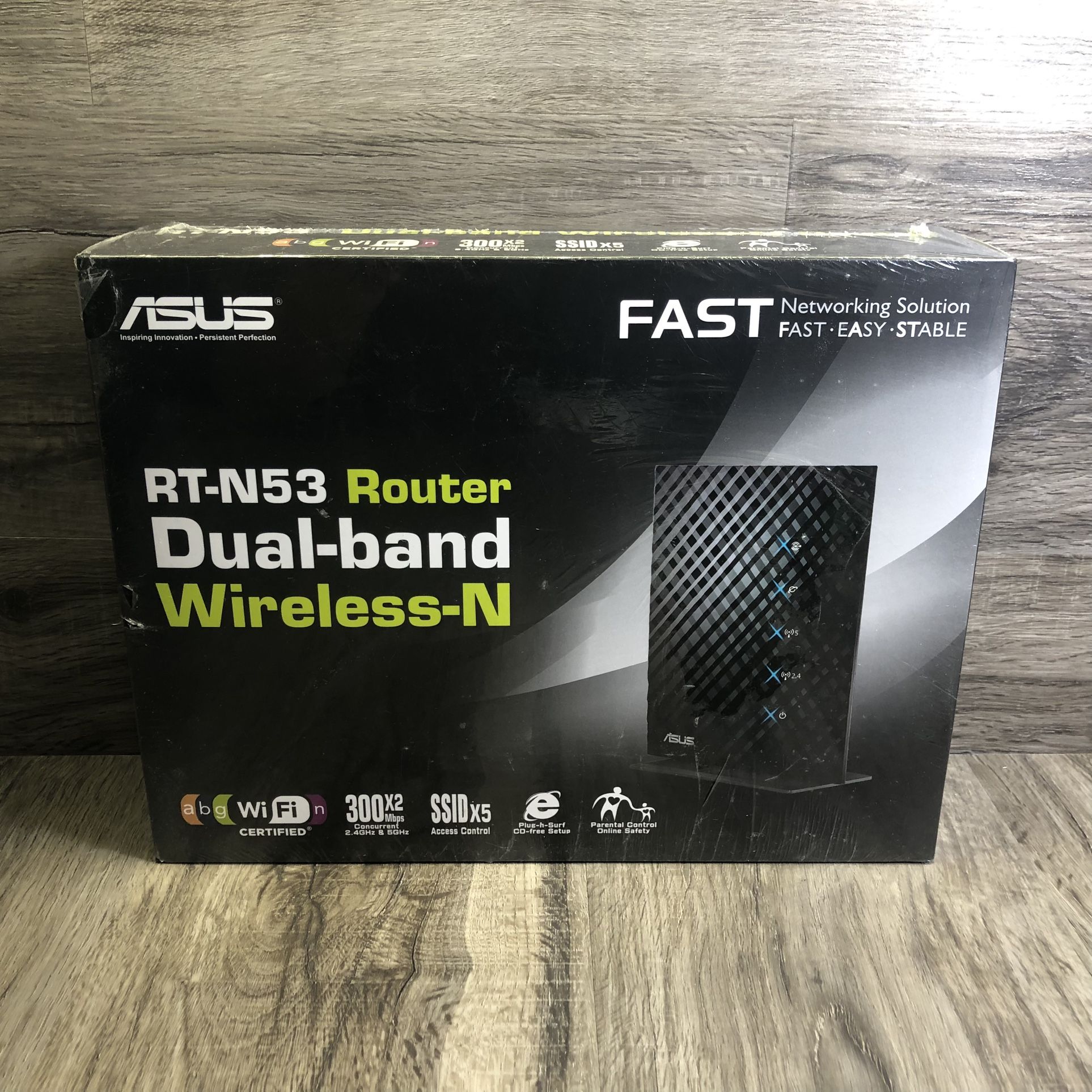 ASUS RT-N53 300 Mbps 4-Port 10/100 Wireless N Router