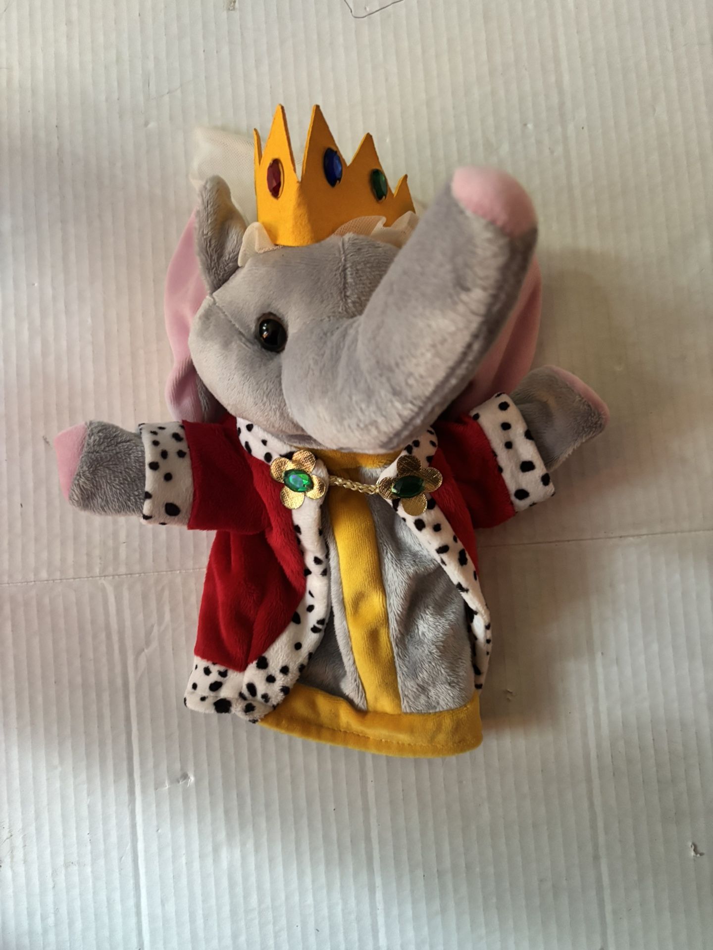 Elephant King Hand Puppet