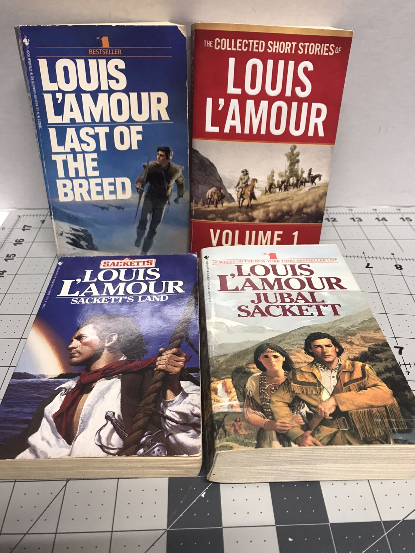 Louis Lamour Paperback Vintage Books, Lot Of 4