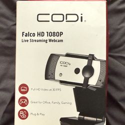 CODi Falco HD 1080p Webcam, Black (A05020)