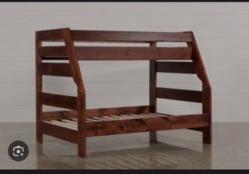 Twin over Full solid wood bunk bed