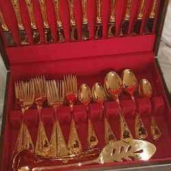 Home Concept Stainless Japan Gold Plated Silverware 