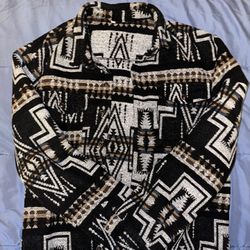Men’s Tribal Long Sleeve Shirt Jacket