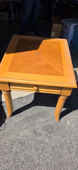 Wood table