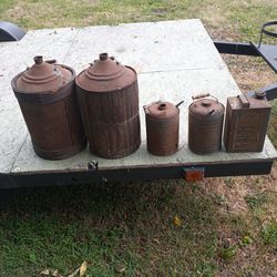 Vintage Gas/oil Cans
