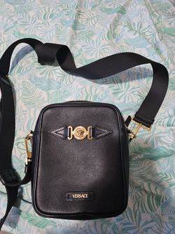 Versace Medusa Leather Crossbody Bag