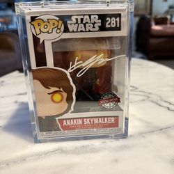 Hayden Christensen Autographed Anakin Skywalker Funko Pop
