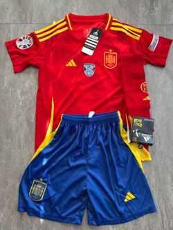 Spain Kids size Youth Large ages 8-9 Home Jersey